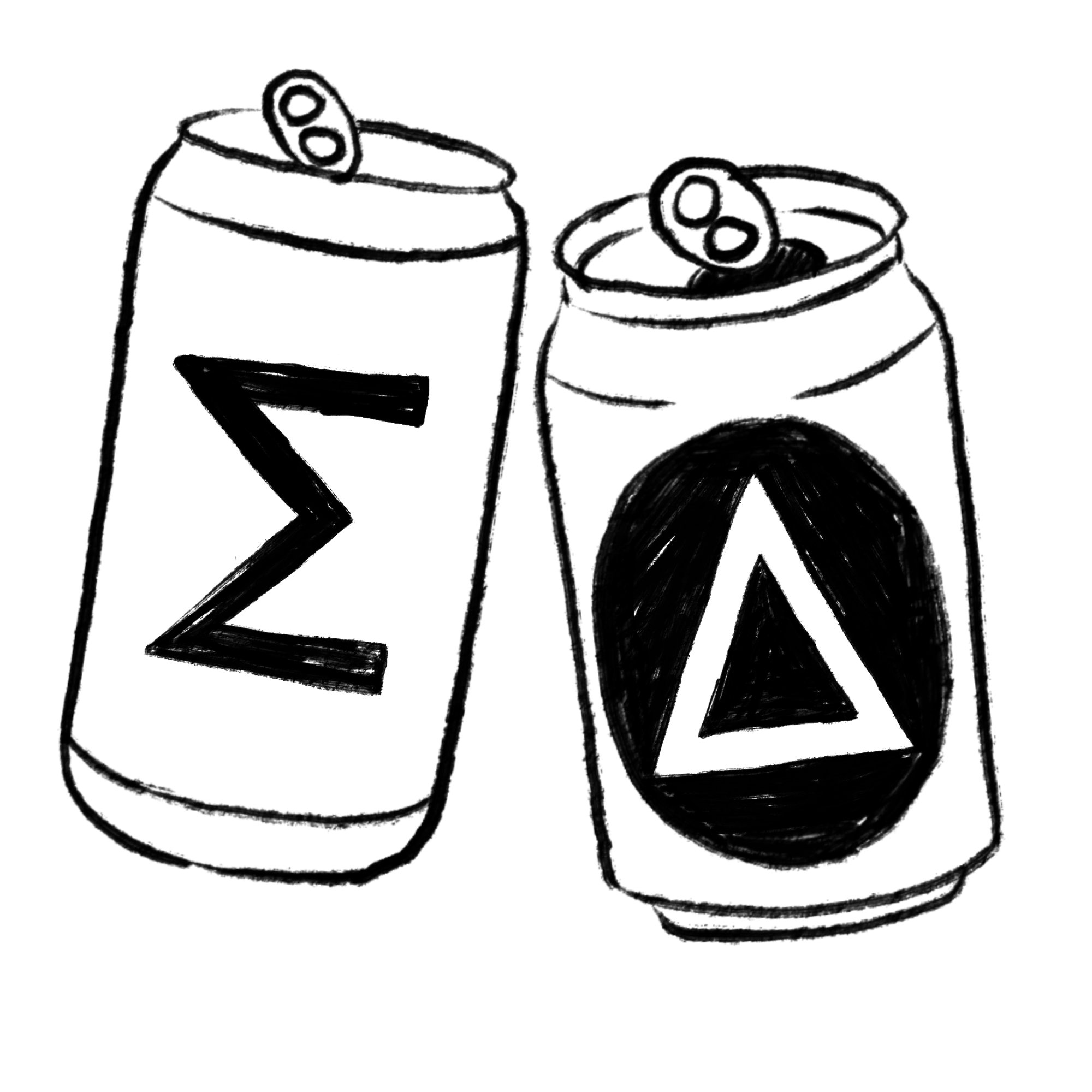 Beer can transparent