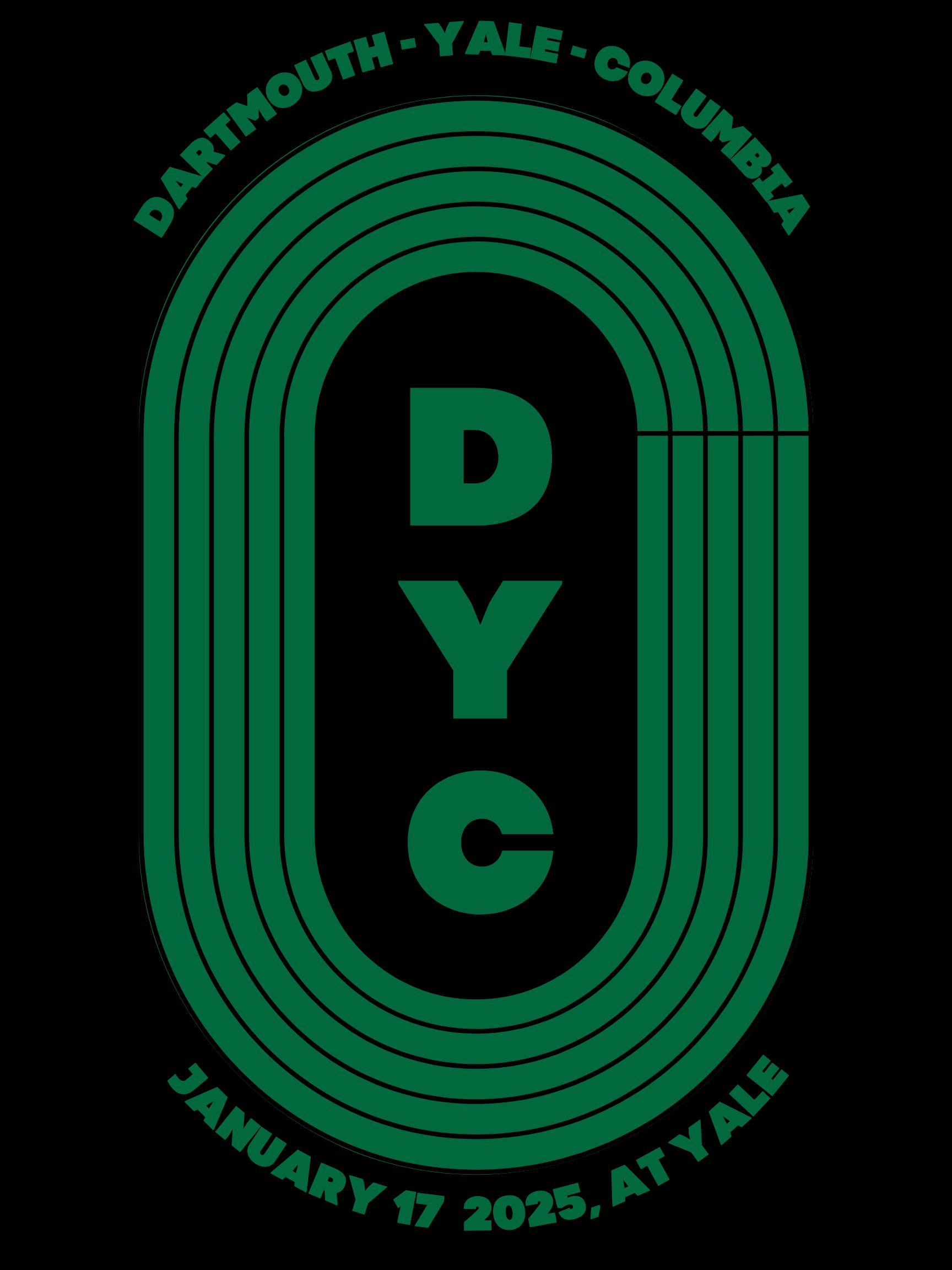 DYC logo black background
