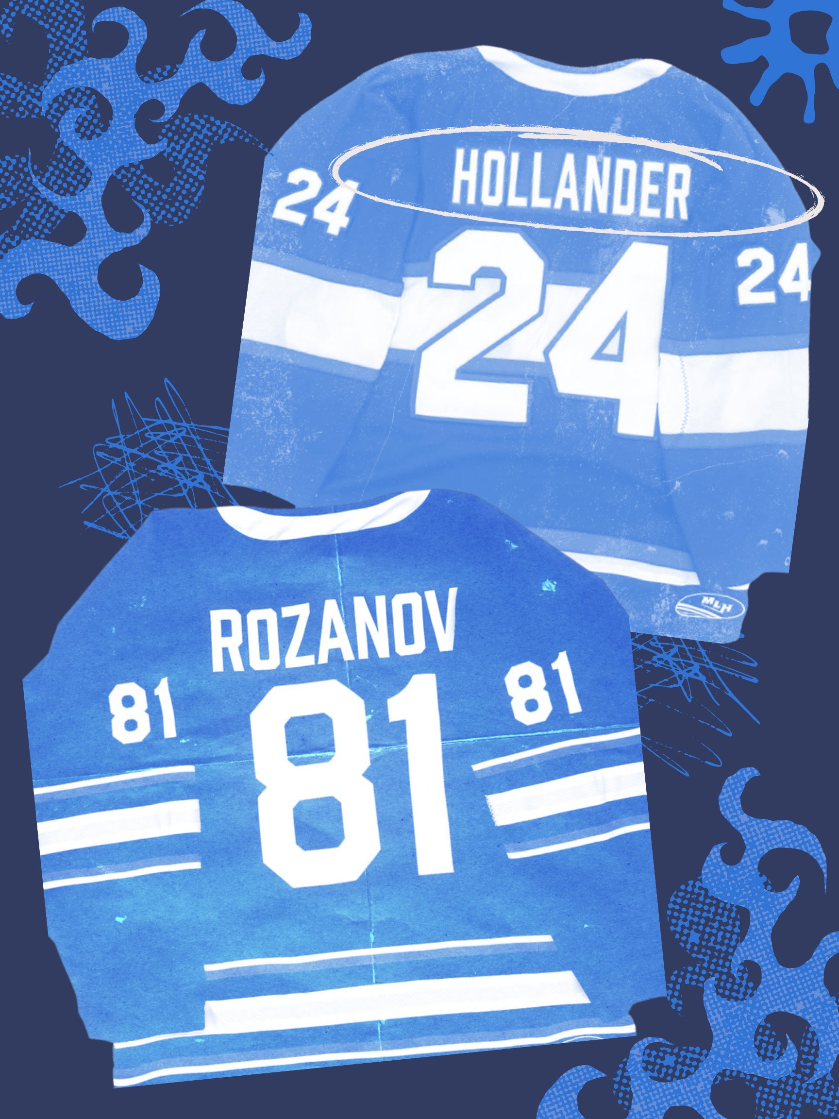 Hockey rivalry jerseys