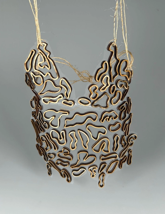 Laser cut tank top
